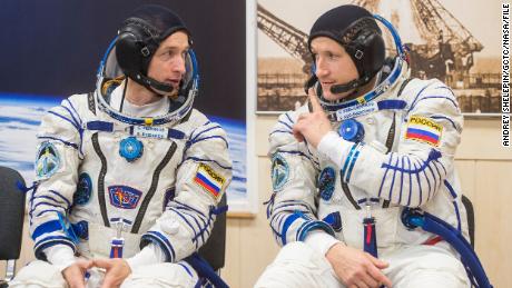 Russian space walk helps prepare a space station for a new unit