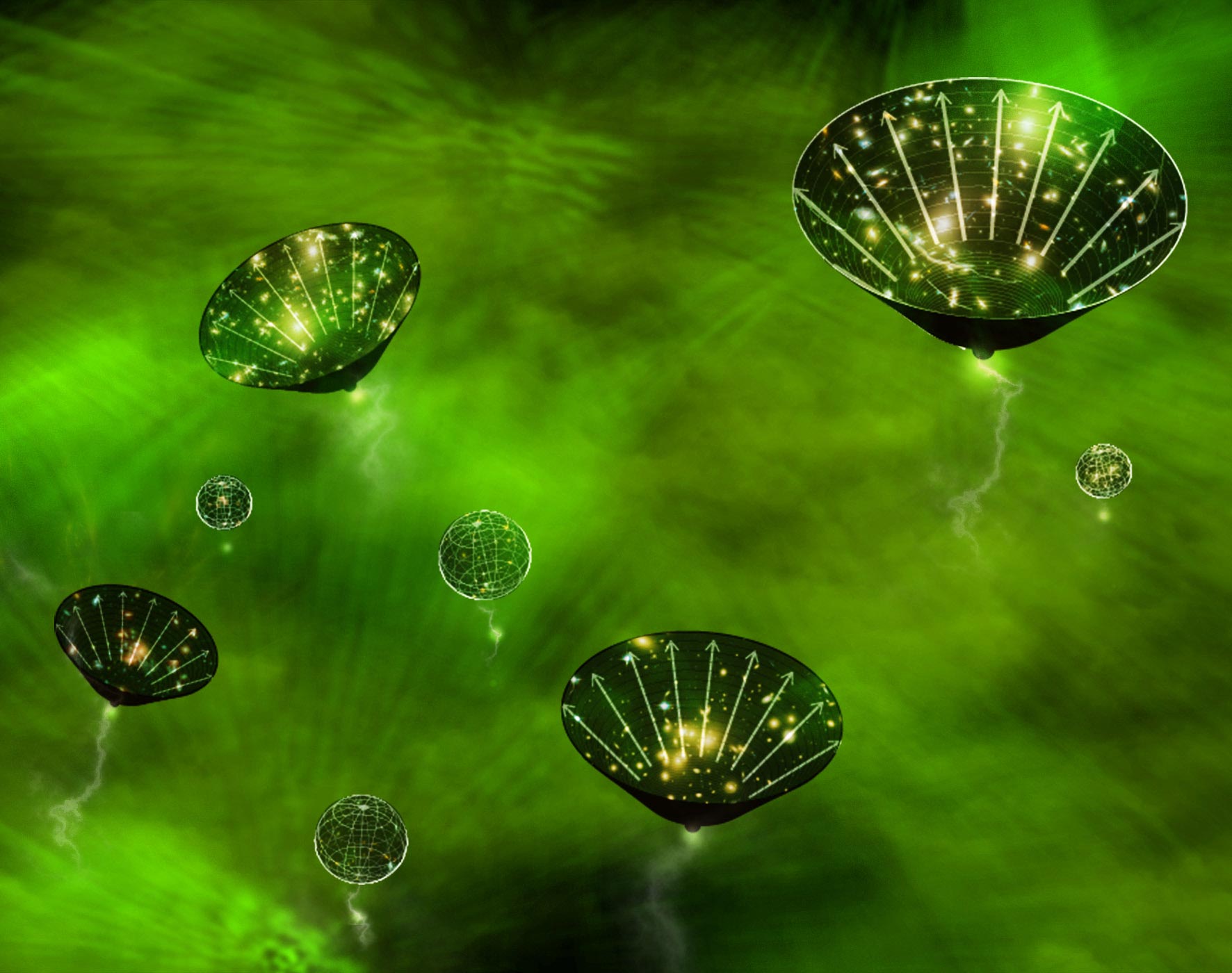 All of the dark matter in the universe may be primordial black holes – formed from the collapse of children’s universes shortly after the Big Bang