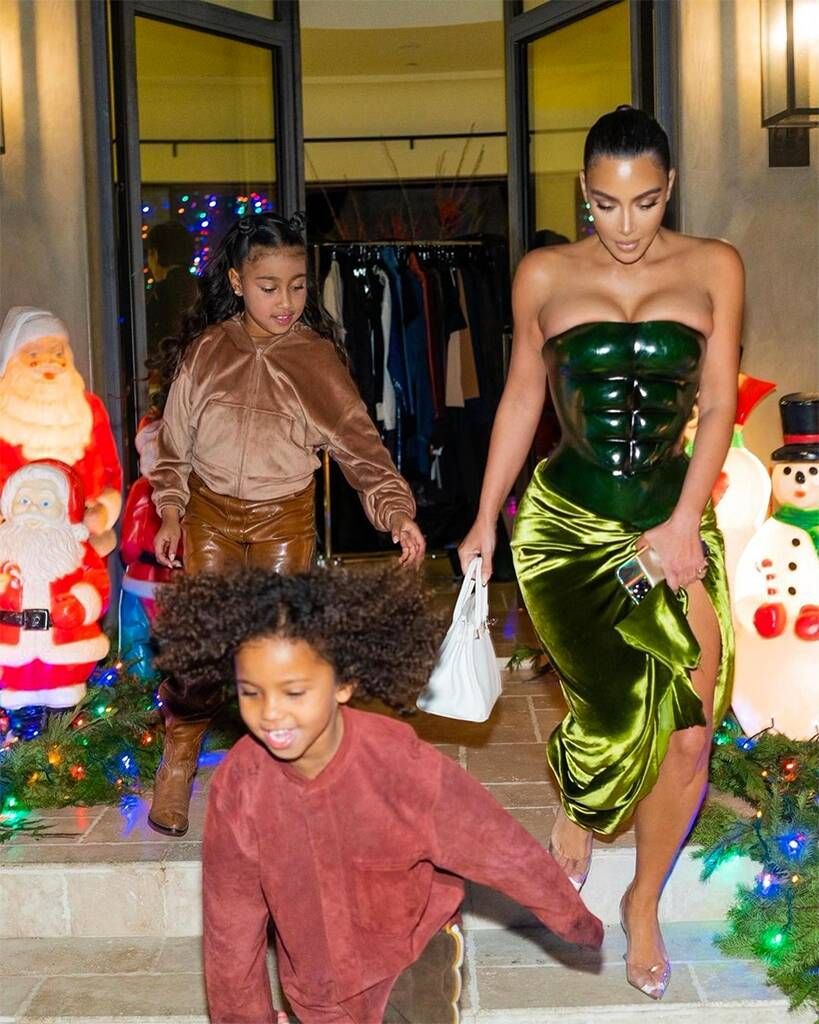 Kim Kardashian Northwest Saint West Christmas 2020