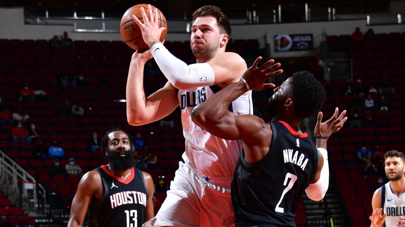 Luca Doncic of the Dallas Mavericks scored his first hat-trick of the season after a slow start