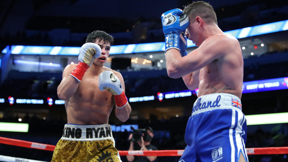 Ryan Garcia advances from an early knockout to hit Luke Campbell with a physical shot for a sure win.